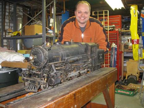 John Kurdzionak 3/4 scale 3-1/2 gauge Boston and Albany D1-A suburban tank engine live steam Yankee Shop Friends Models