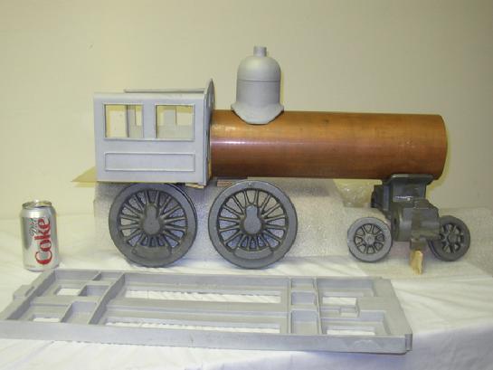 HJ Coventry 1" scale live steam 4-3/4 gauge 4-4-0 American